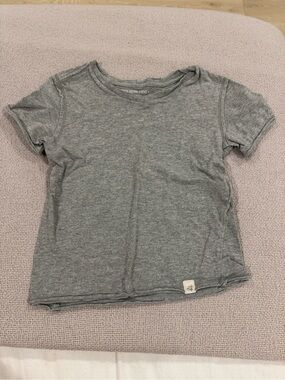 Burt's Bees Short Sleeve Heather Gray Tee